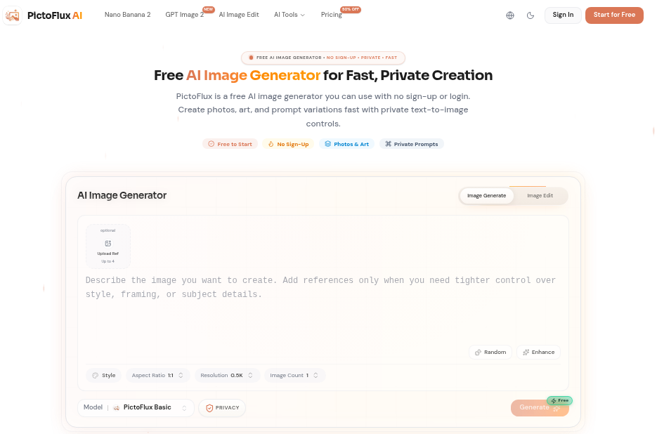 PictoFlux AI