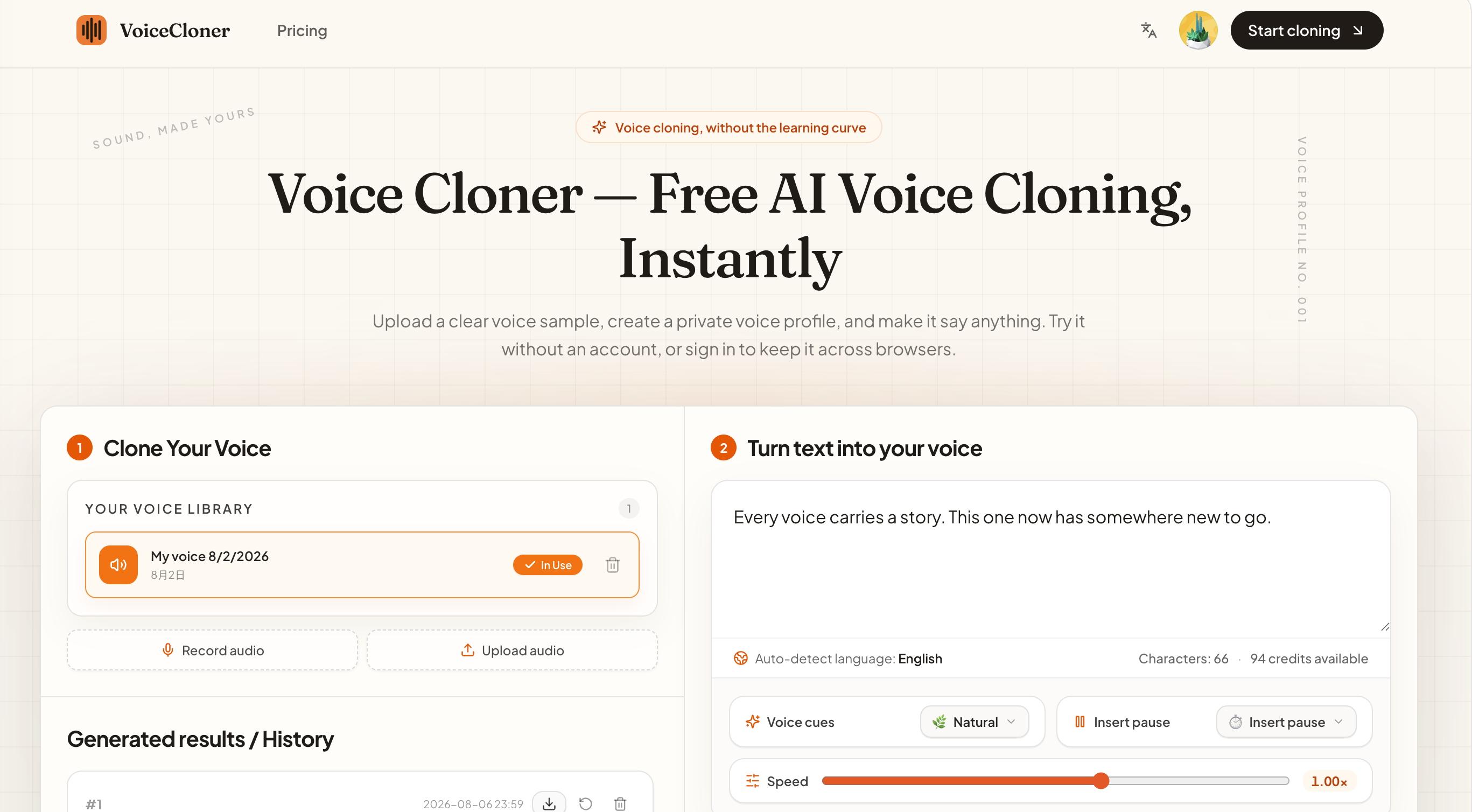 Voice Cloner