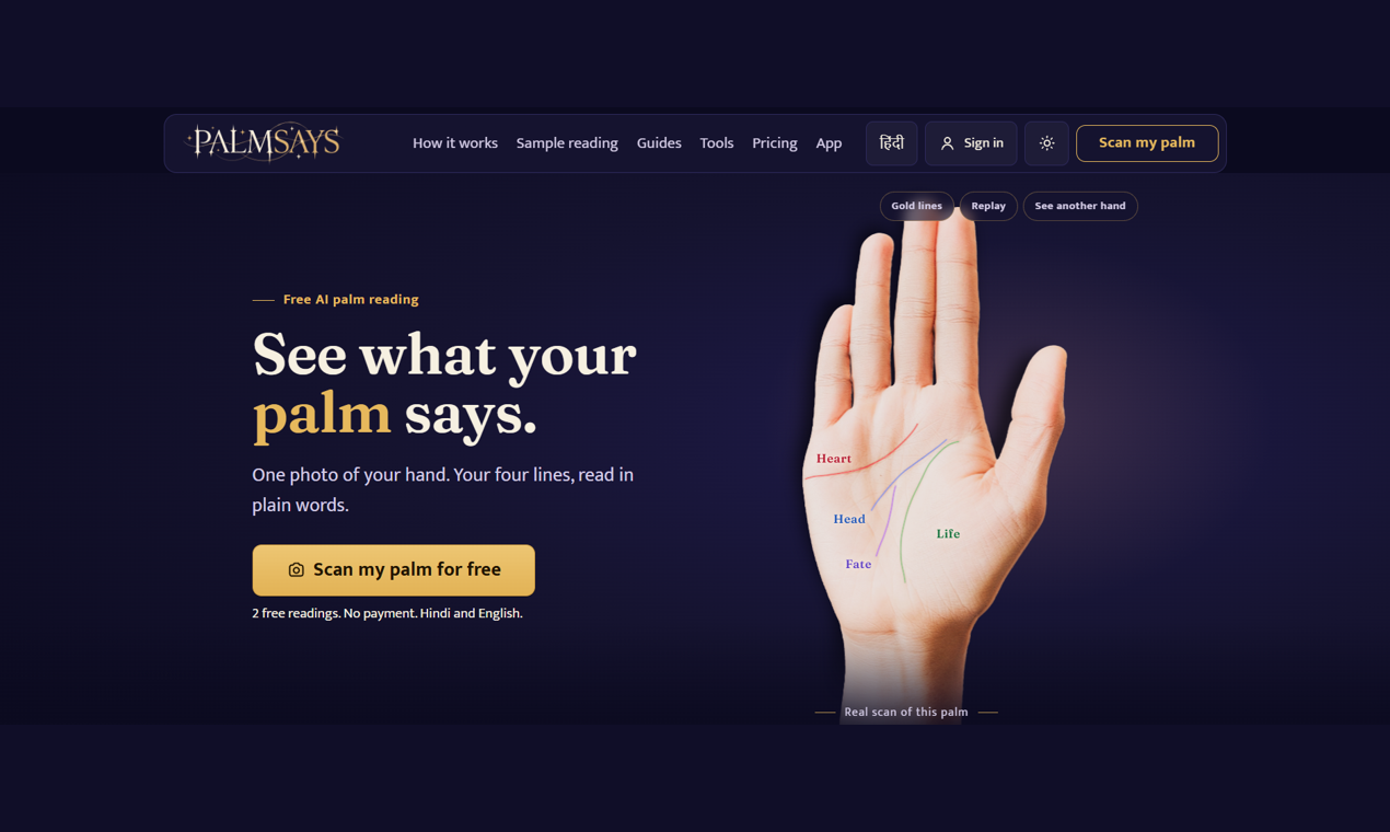 PalmSays