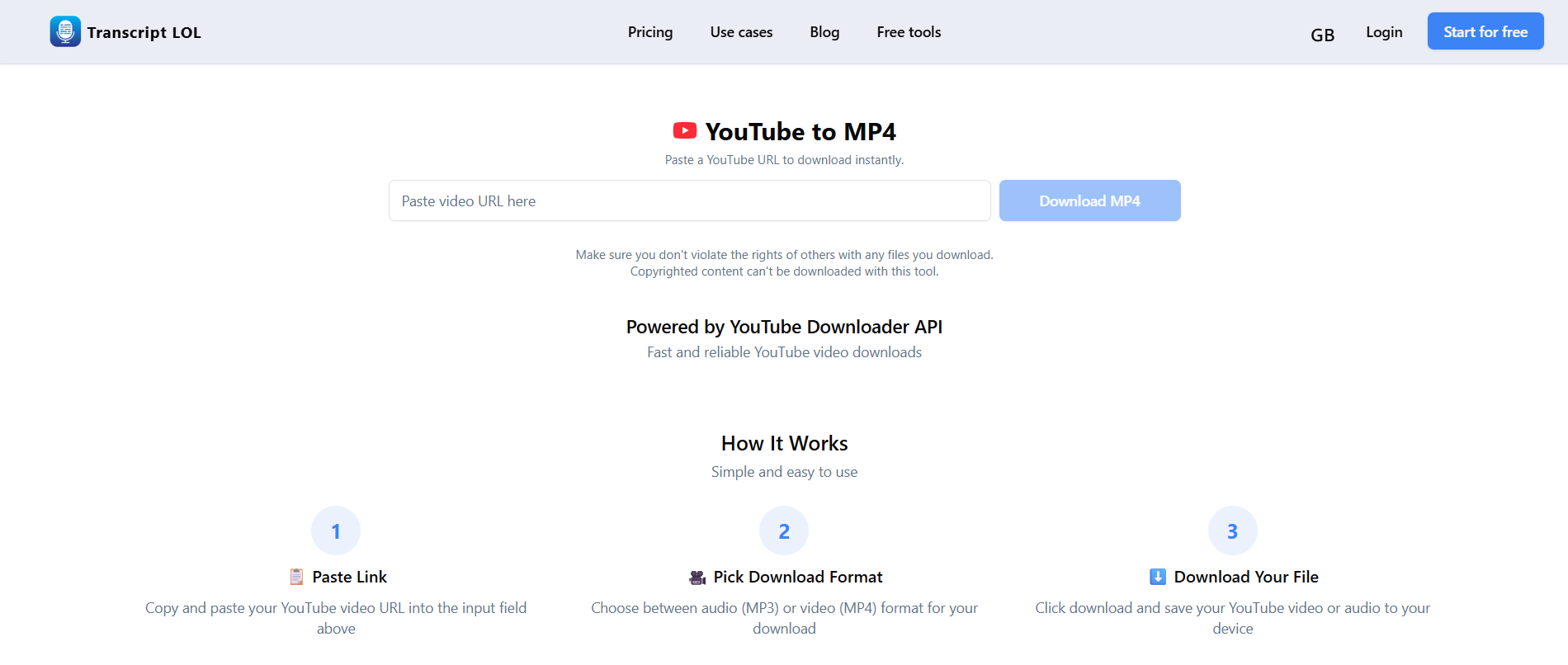 YouTube to MP4