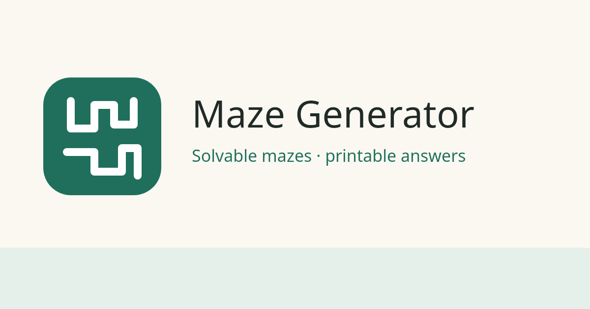 Maze Generator