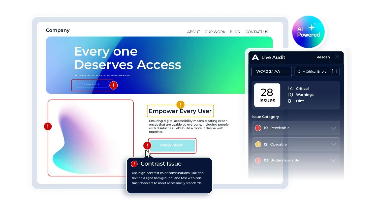 Accesstive Color Contrast Checker 