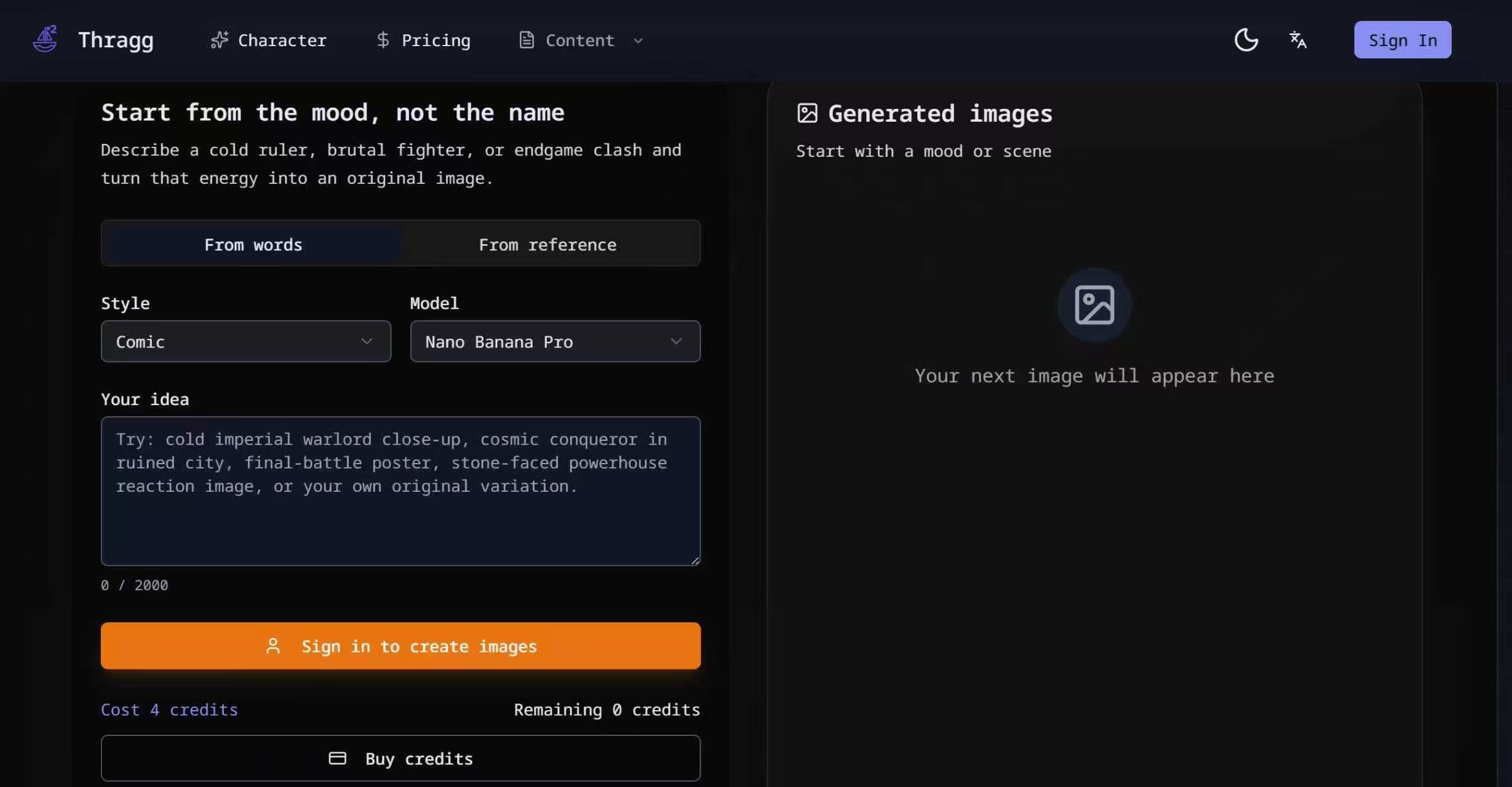 comic ai image generator
