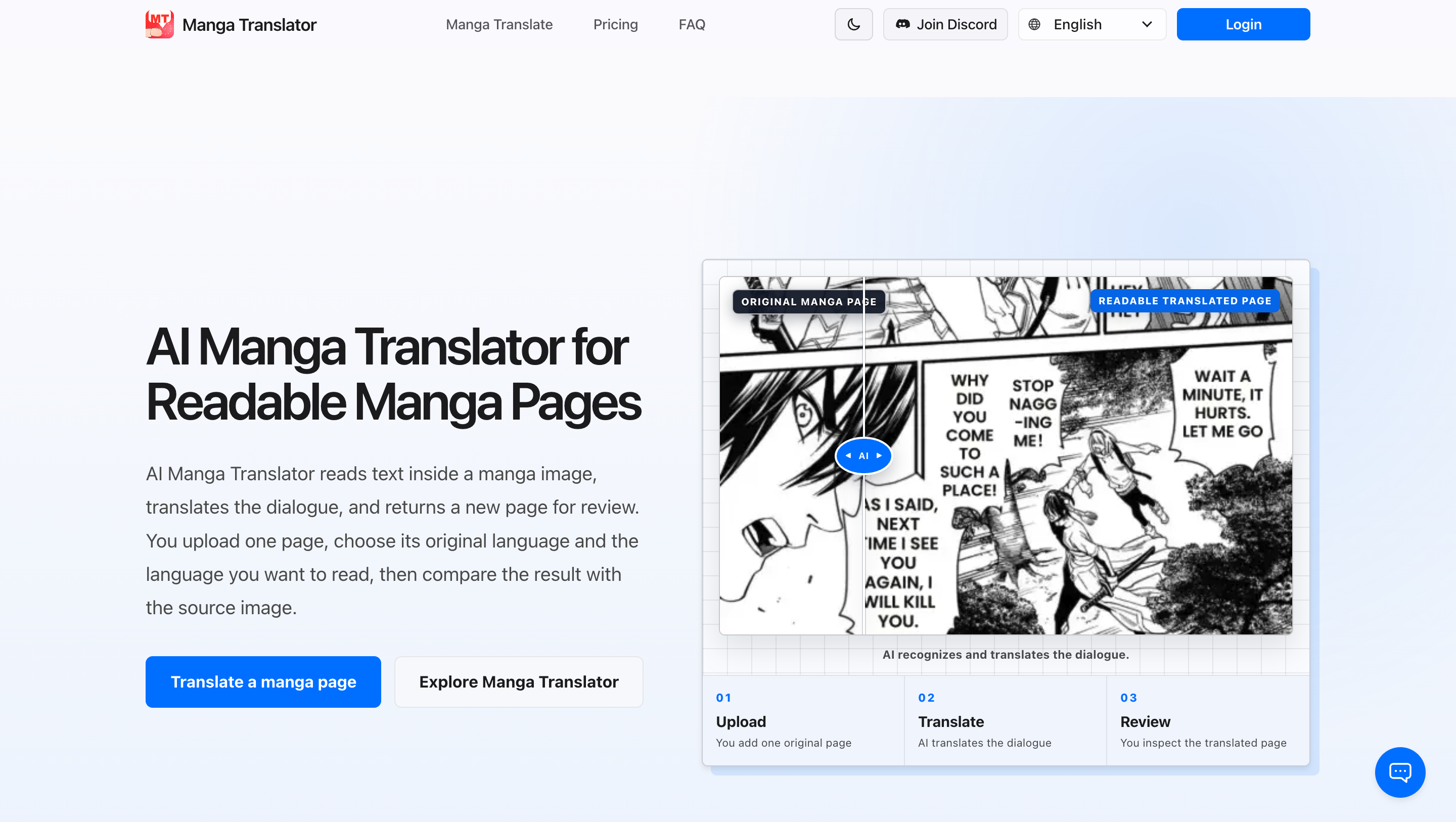 manga translator AI