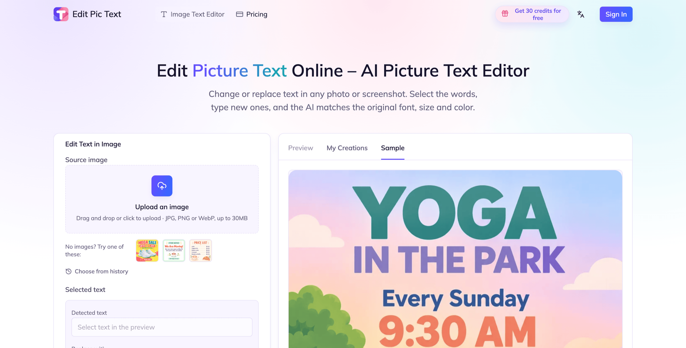 Edit Pic Text - AI Photo Text Editor