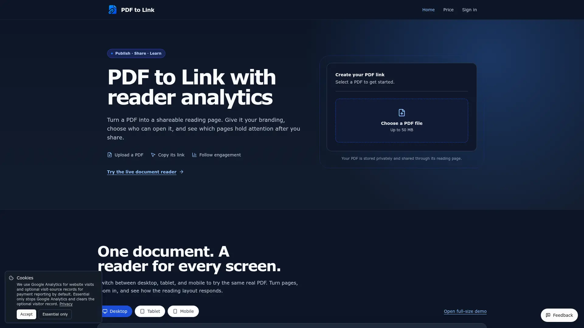 PDF Link Generator