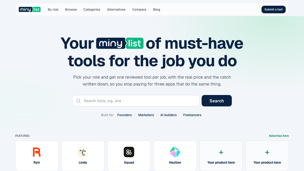 minylist