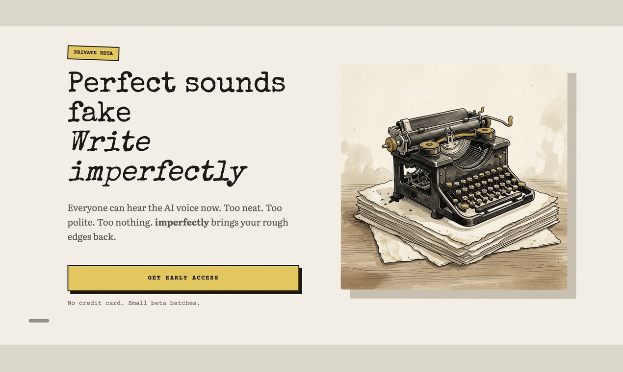 imperfectly