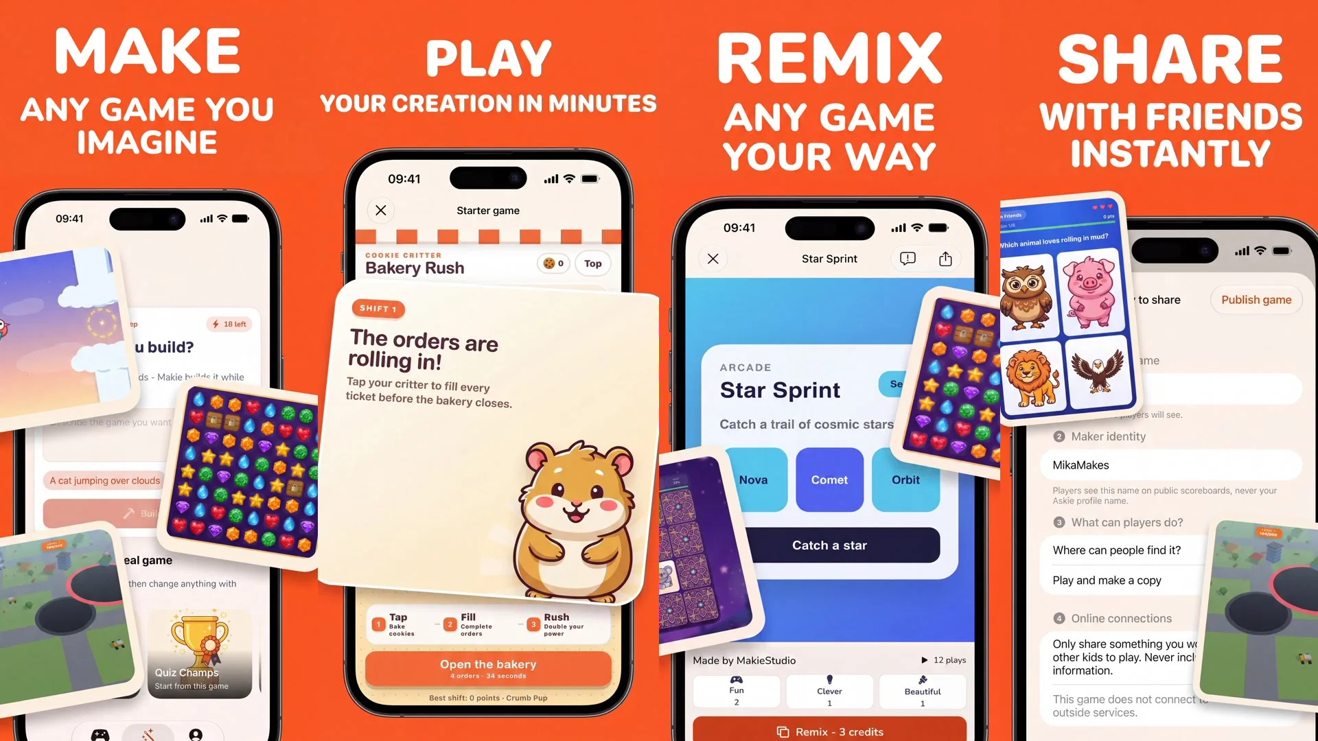 Makie: AI Game Maker for Kids