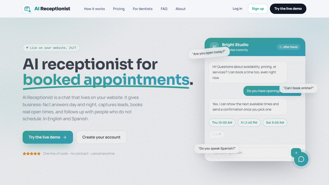 AI Receptionist