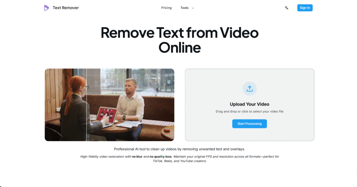 Text Remover – Remove Text From Video