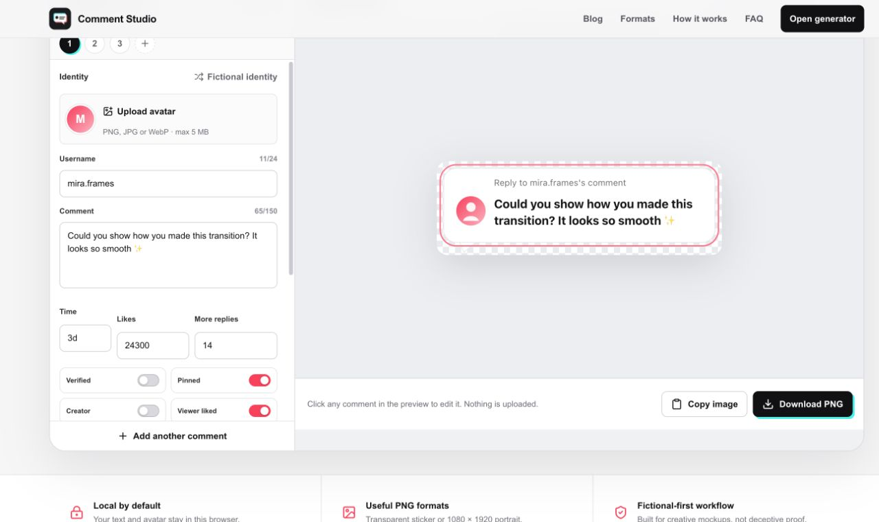 TikTok Comment Generator