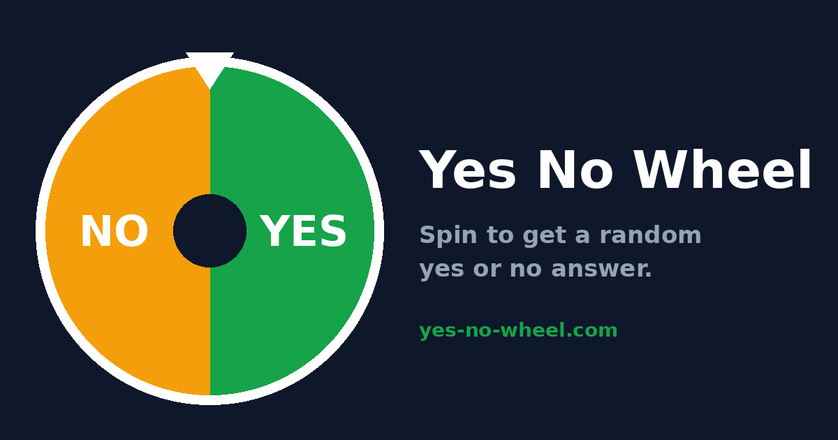 Yes No Wheel