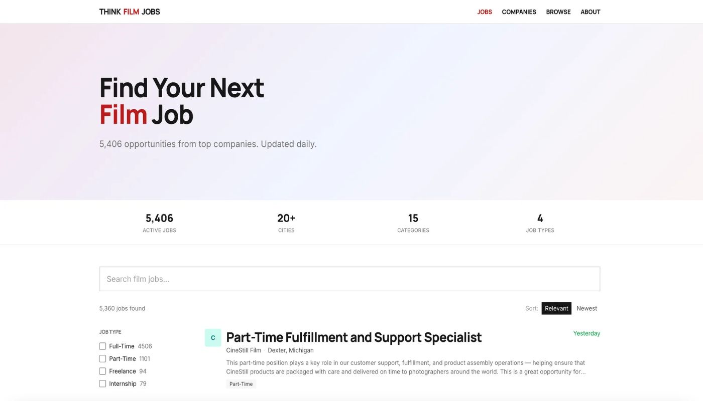 Think Film Jobs