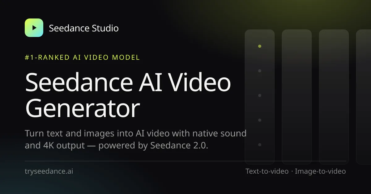 Seedance Studio