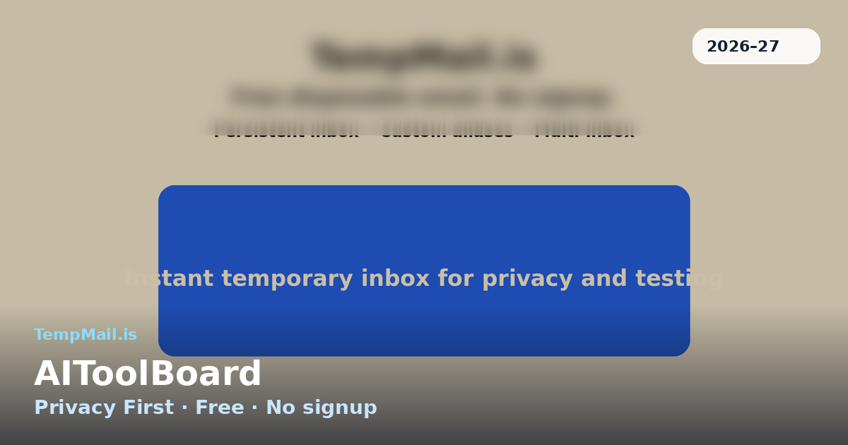 Free Temp Email for Students & Researchers Who Need Quick Throwaway Inboxes