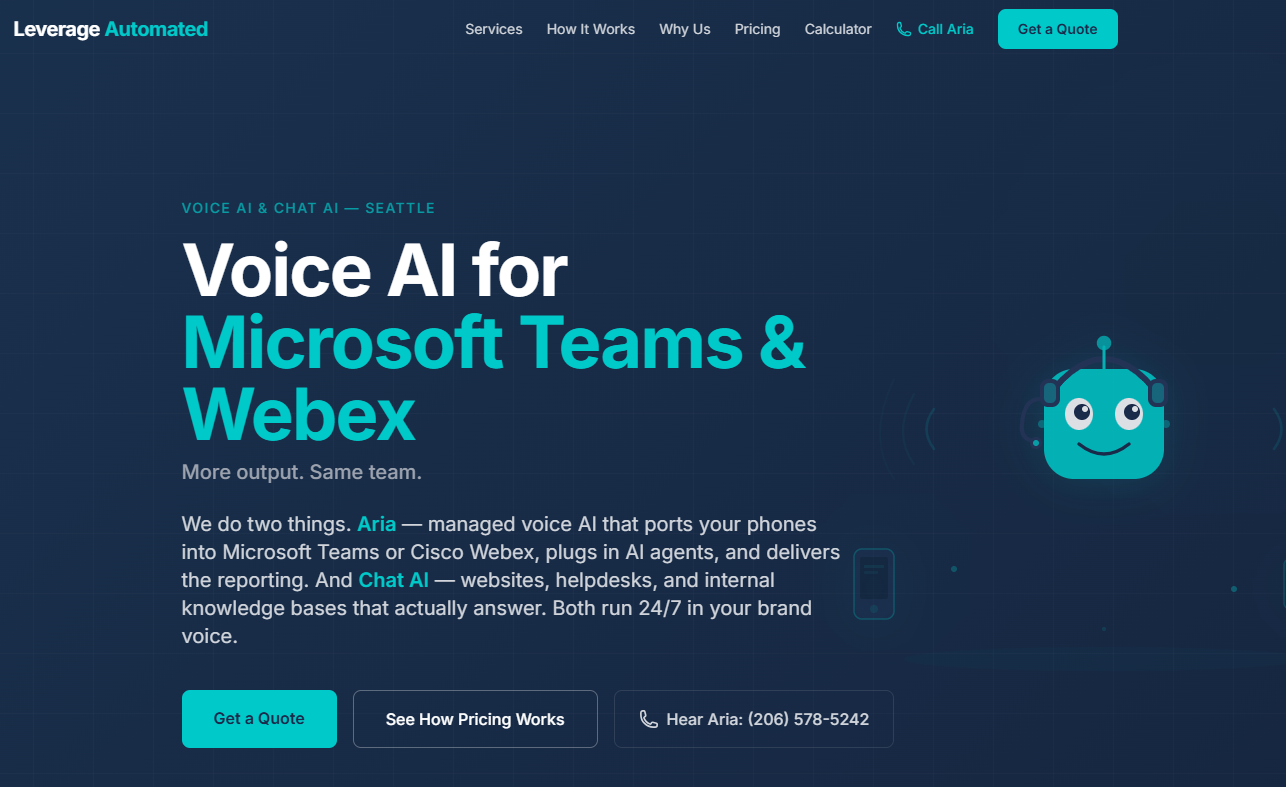 Aria by Leverage Automated