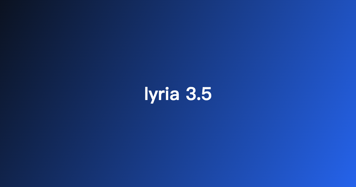 lyria 3.5