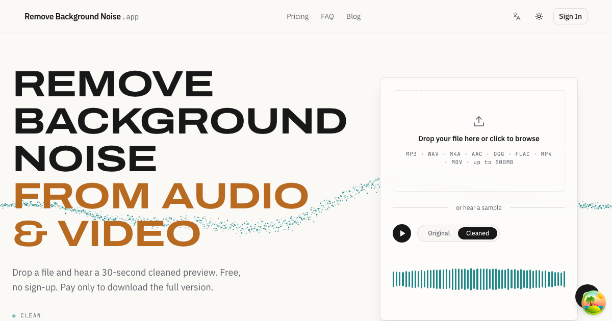 Remove Background Noise