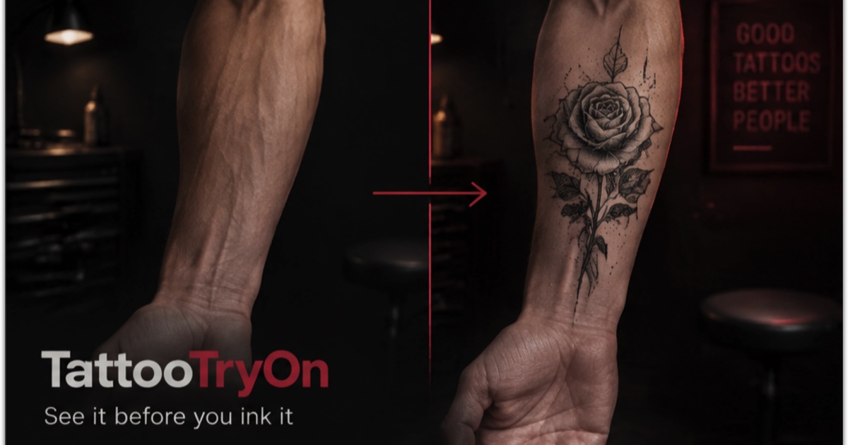 Tattoo Try On — Preview Any Design on Your Photo