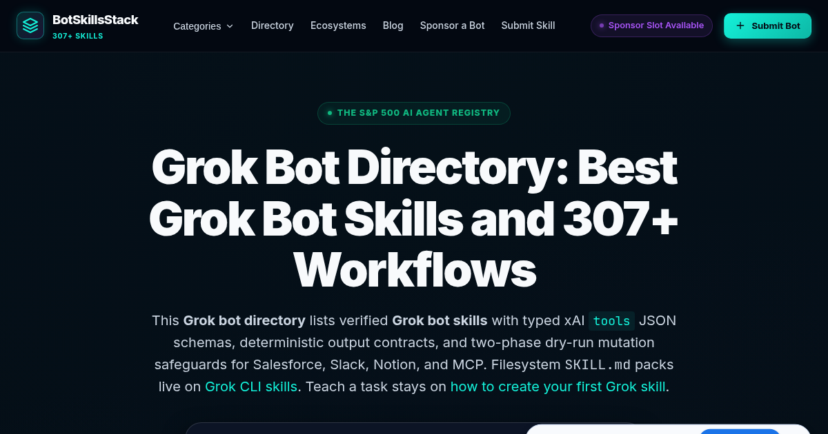 BotSkillsStack