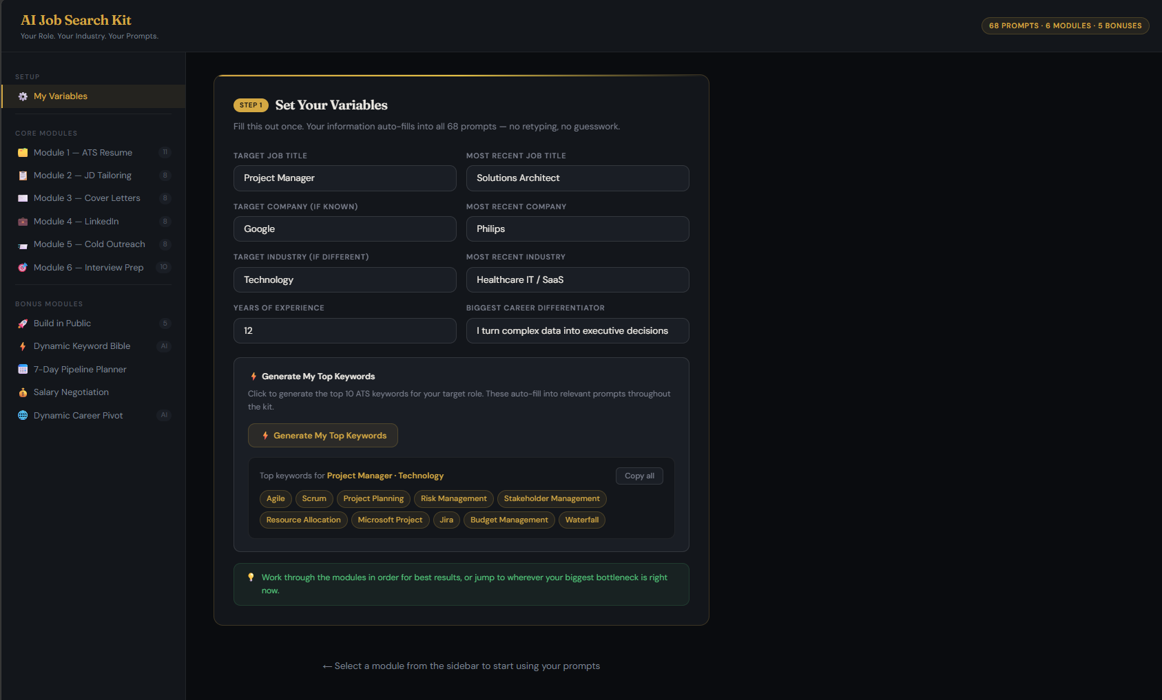 AI Job Search Kit