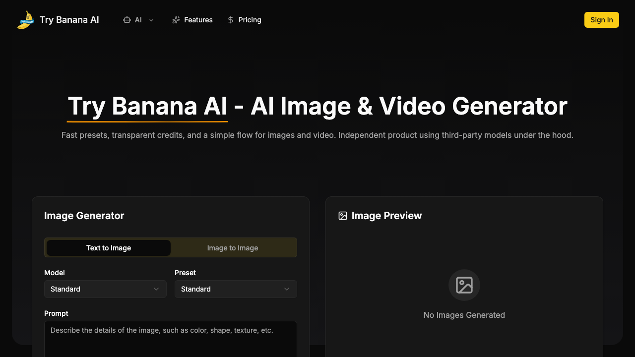 Try Banana AI