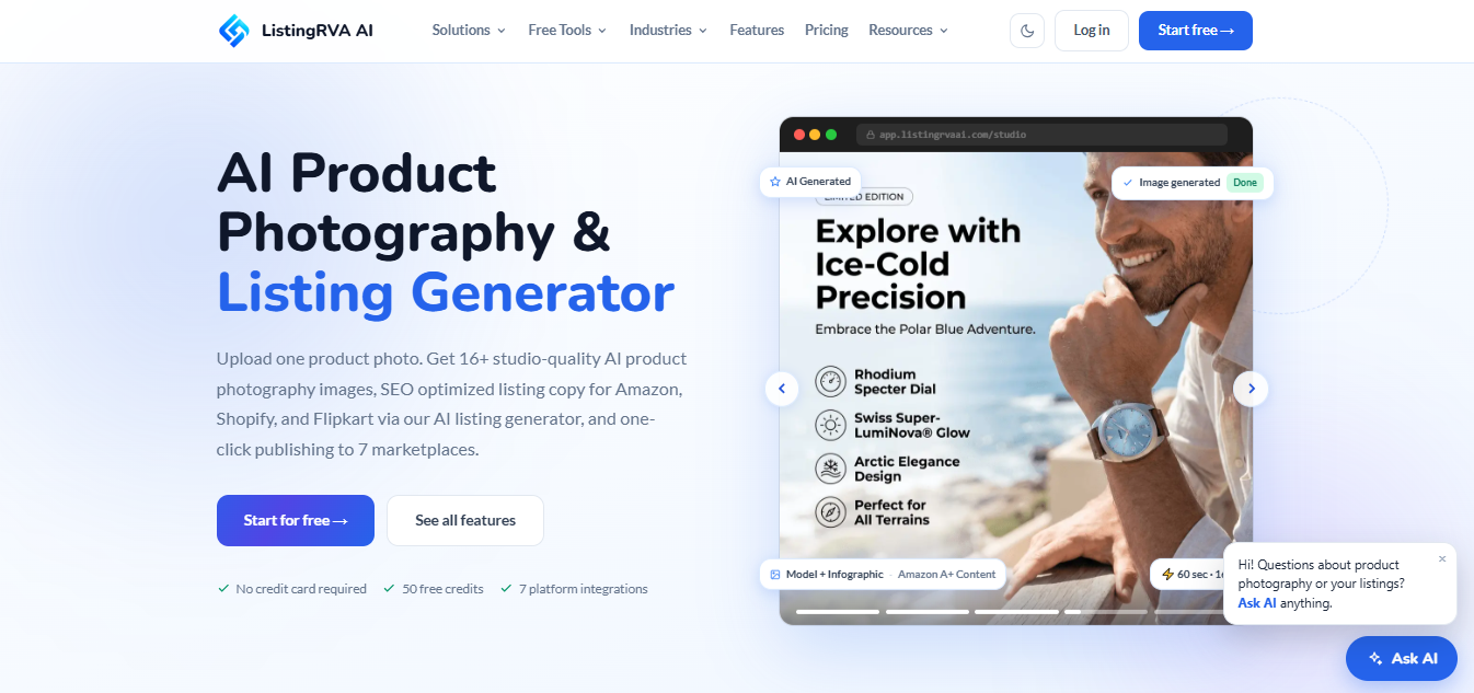 ListingRVA AI - AI product photography