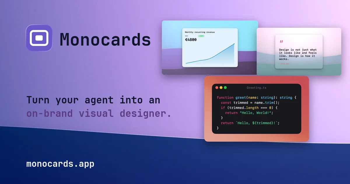 Monocards