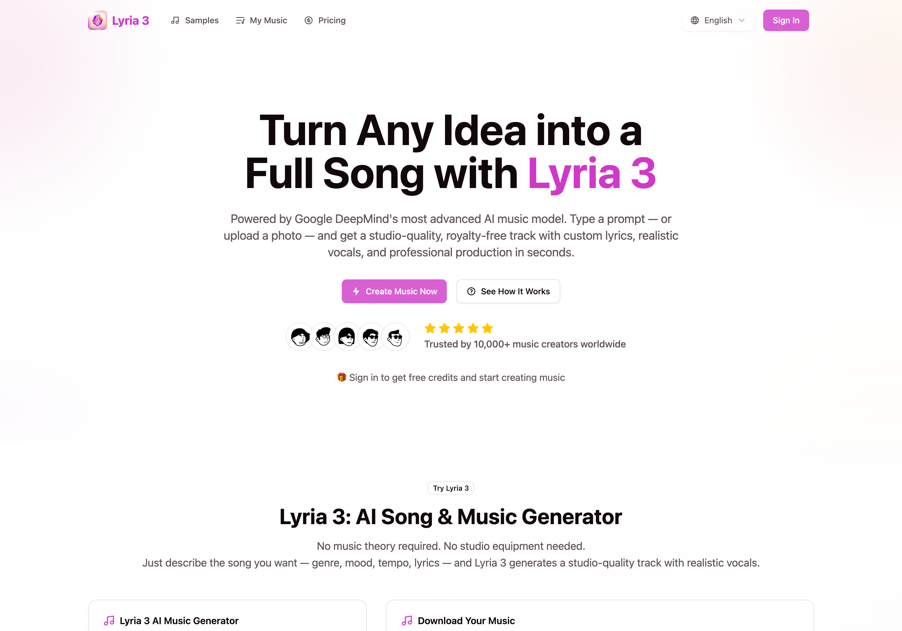 Lyria 3 Pro