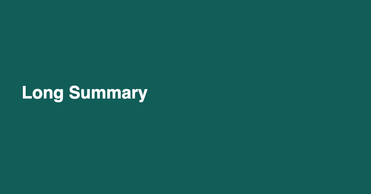 Long Summary