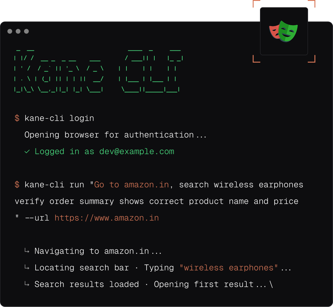 Kane CLI By TestMu AI