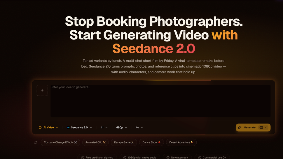 Seedance 2.0 AI Video Generator