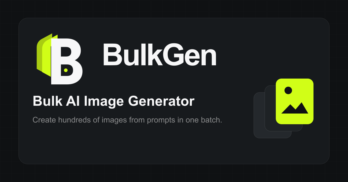 BulkGen