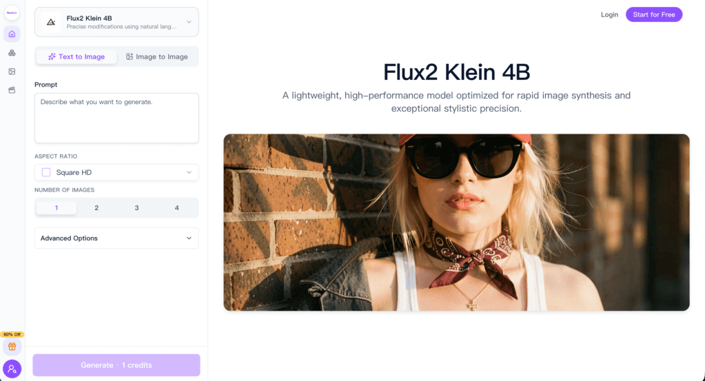 Flux Klein