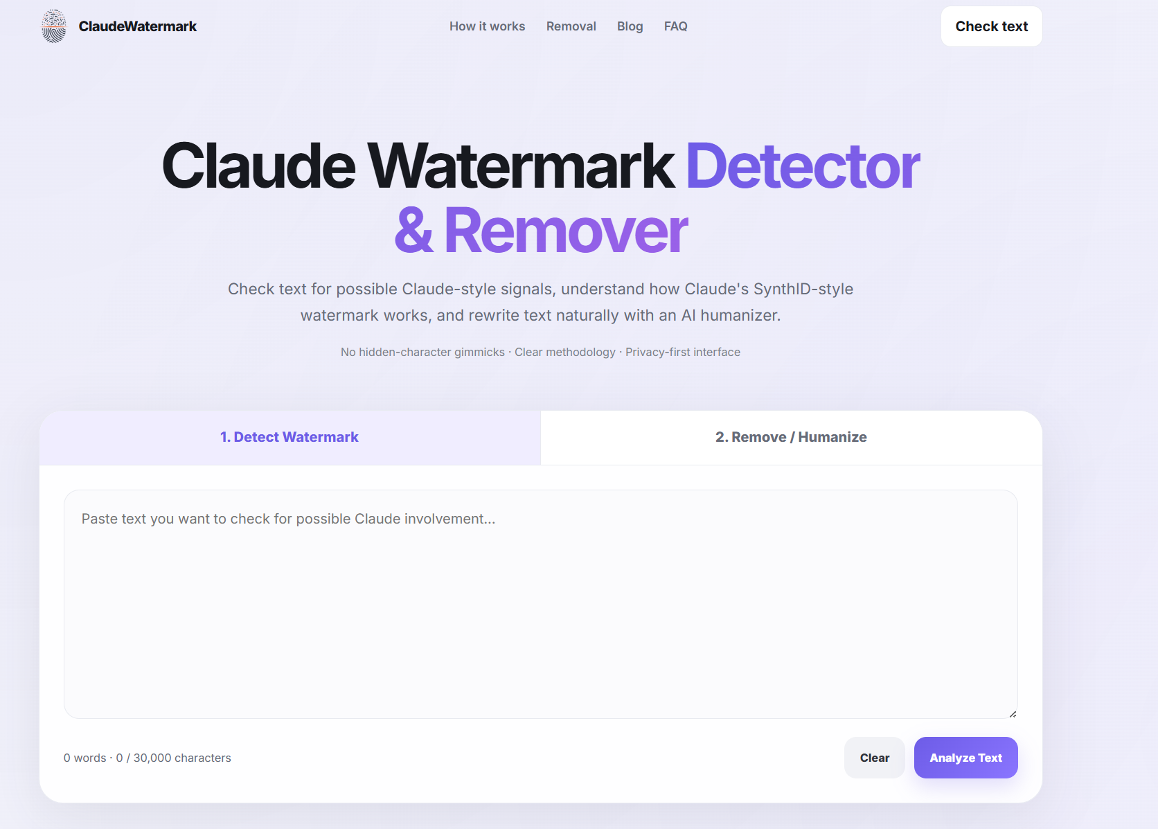 Claude Watermark