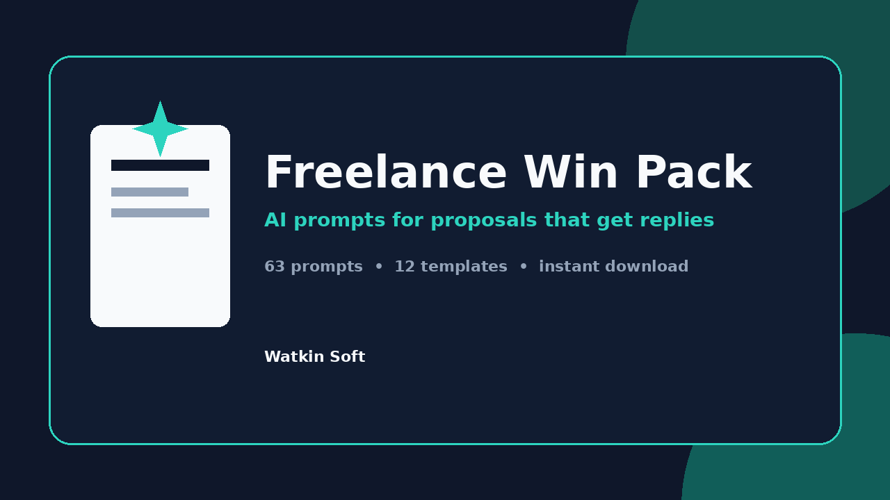 Freelance Win Pack