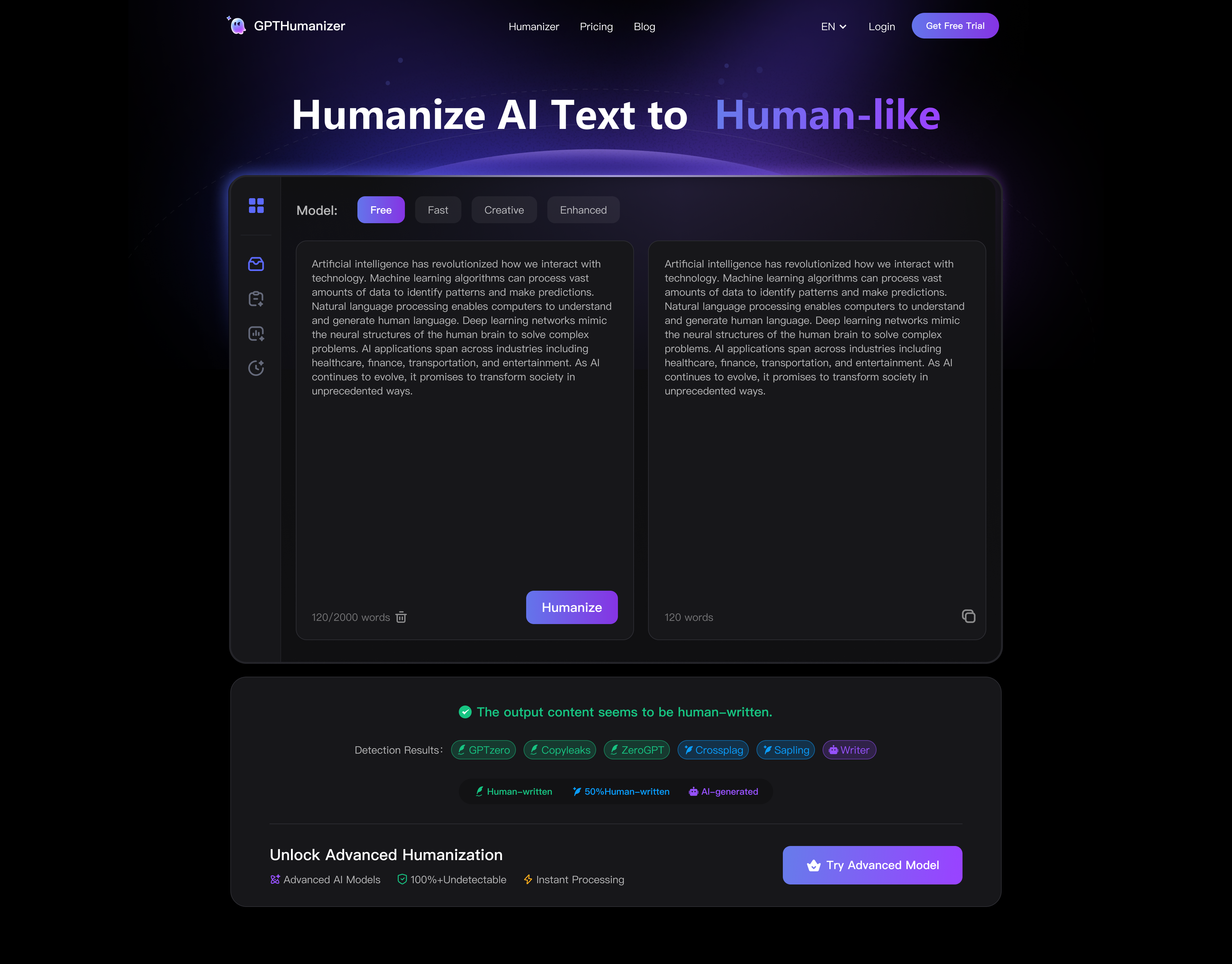 GPTHumanizer AI