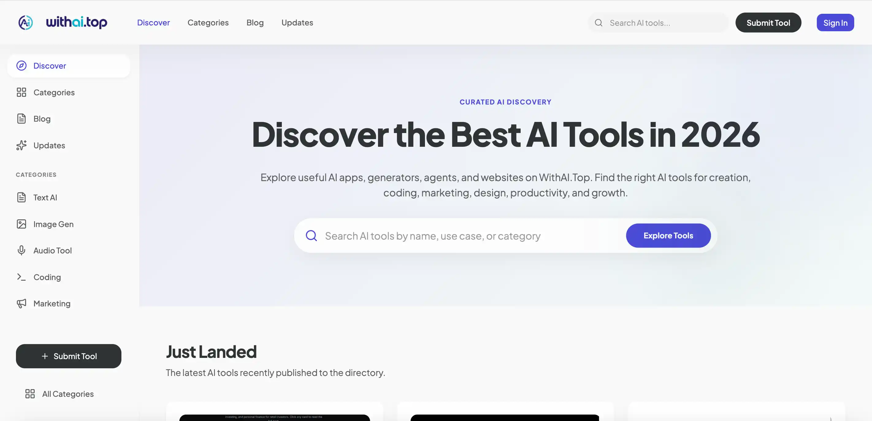 WithAI.Top - AI Tools Directory