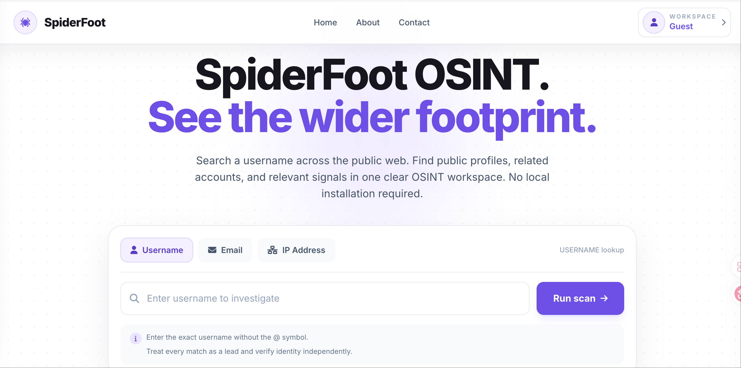 SpiderFoot OSINT Tool