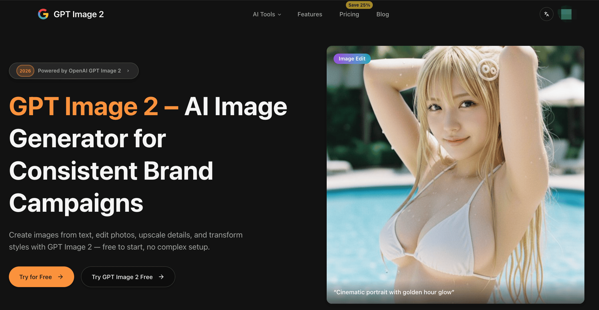 GPT Image 2 free onlin ai image editor