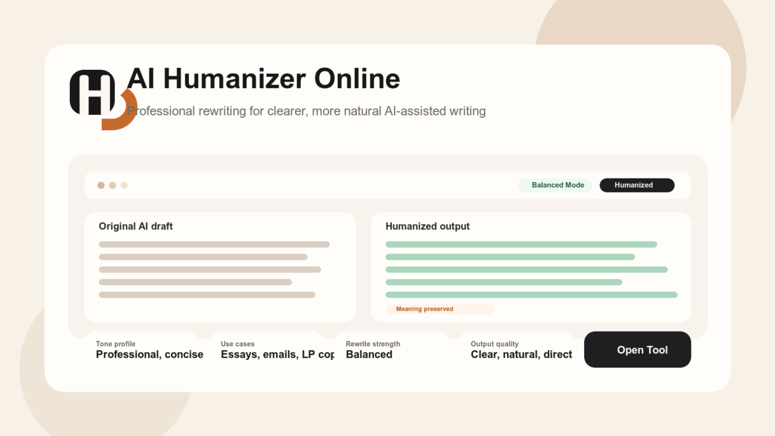 AI Humanizer Online