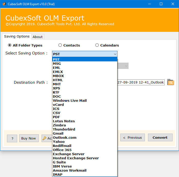 CubexSoft OLM Converter