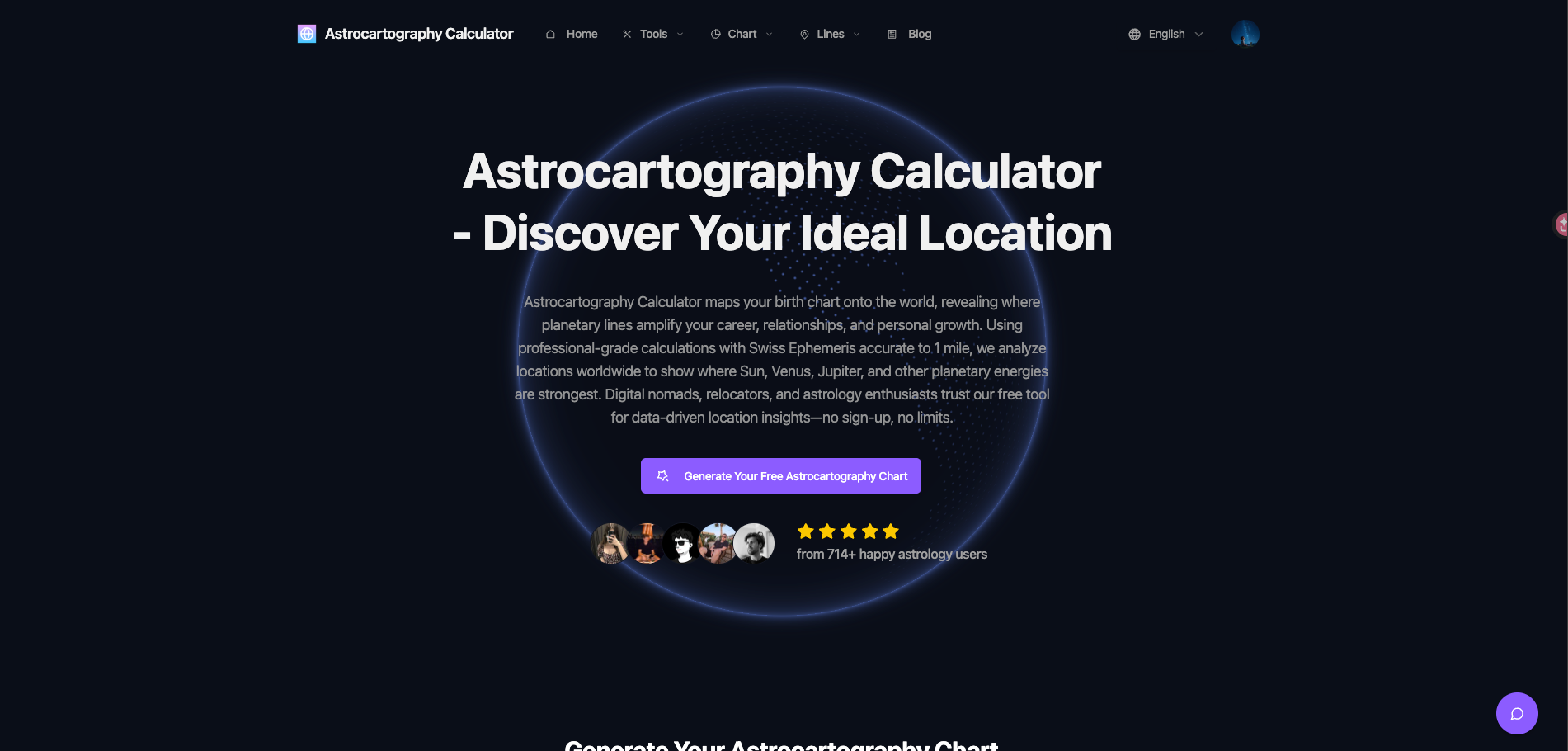 Astrocartography