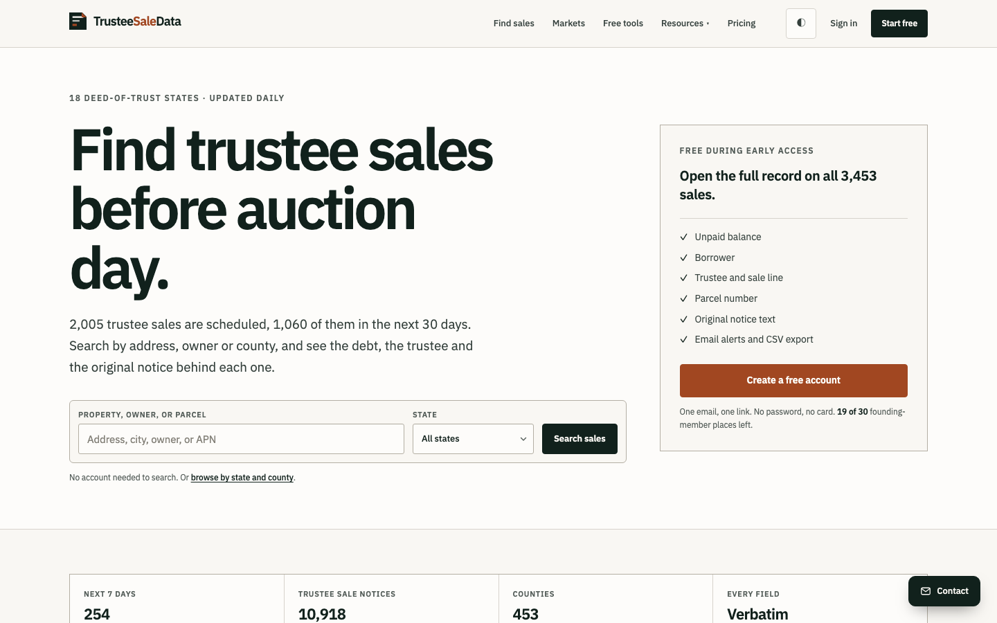TrusteeSaleData