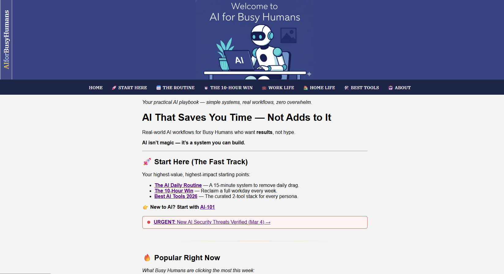 AI for Busy Humans