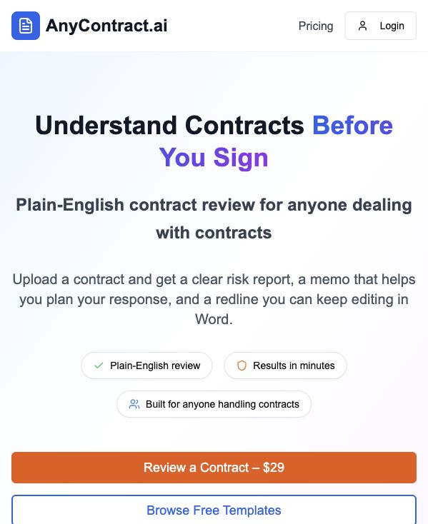 AnyContract AI