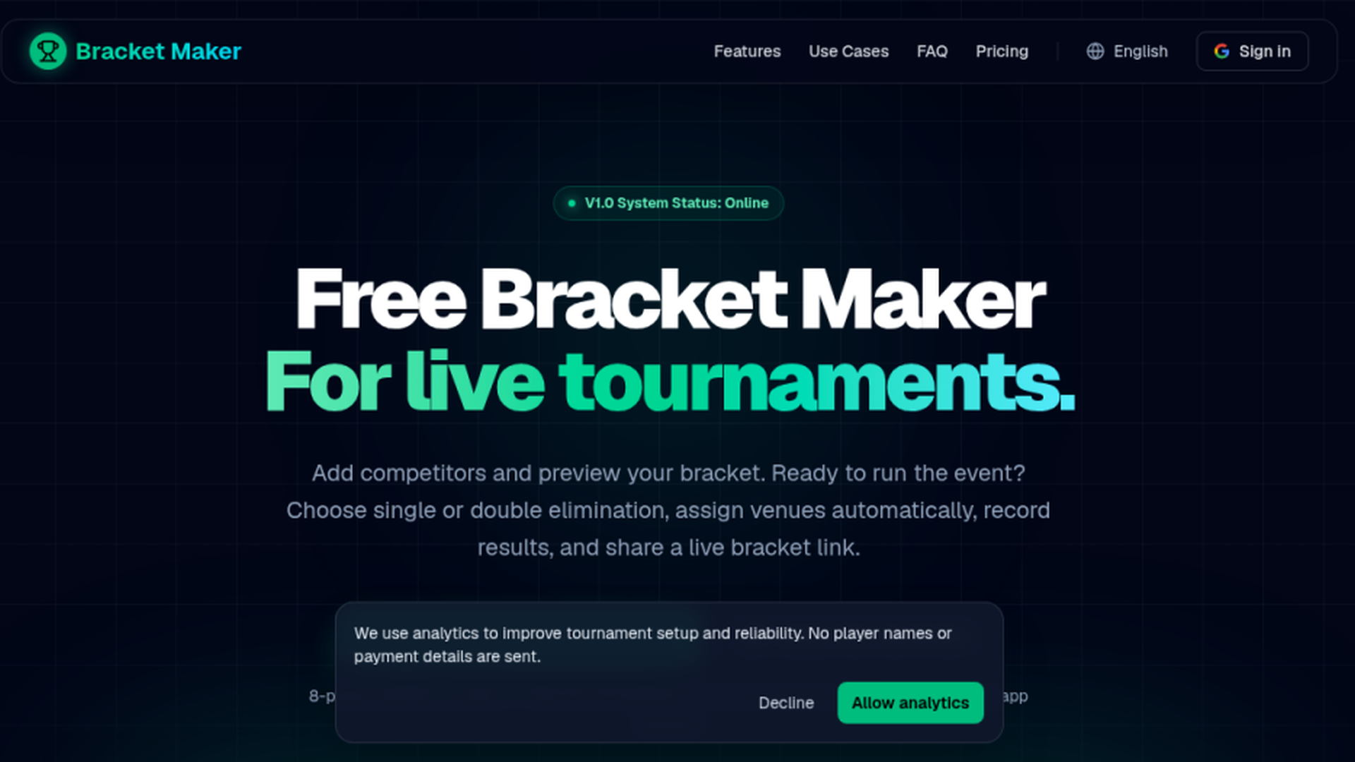 AutoBracketMaker