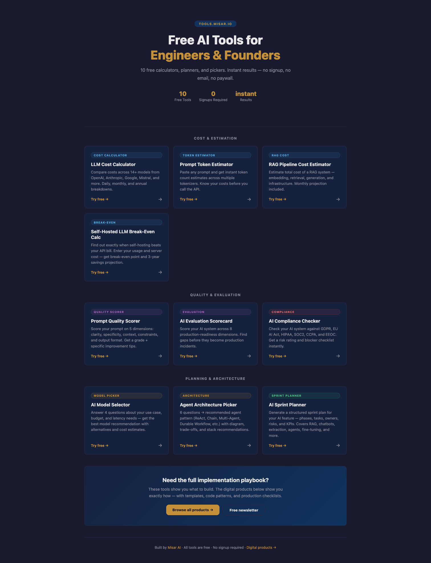 Misar AI Tools
