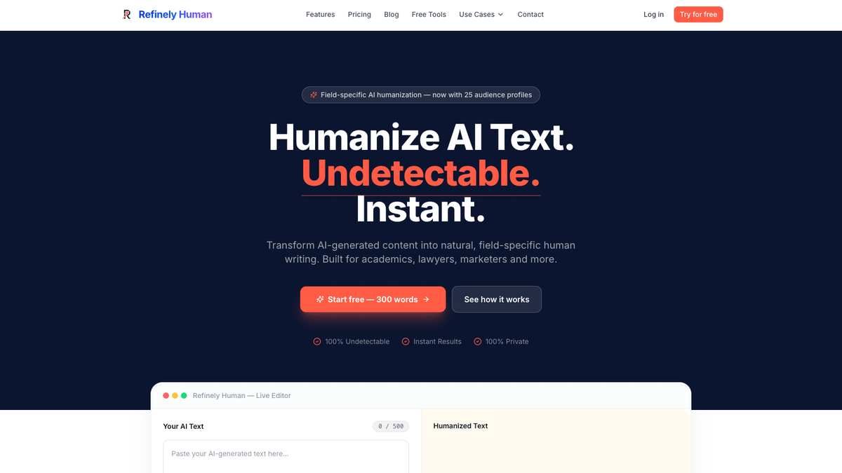 Refinely Human